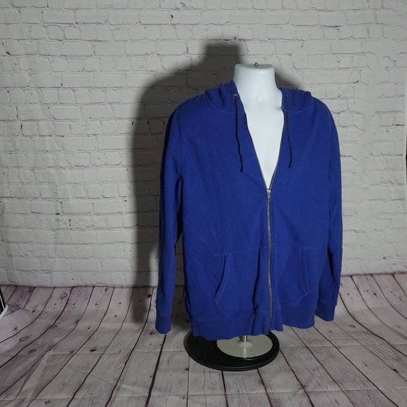Large GoodFellow Blue Hoodie - Picture 1 of 5